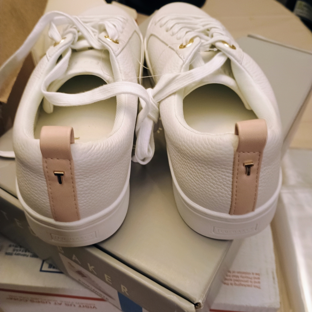 Ted Baker White Sneakers - Picture 5 of 7
